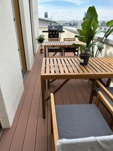 Modernes 111qm Penthouse zentrumsnah mit 70qm XXL-Dachterrasse & Gasgrill