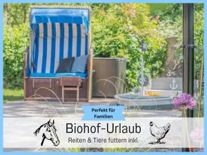 Bio Ferienhof Wichtelweide - Ferienhaus Lee - mit Sauna - Gammendorf