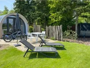 Tiny Wellnesslodge Wulp met sauna - 埃曼