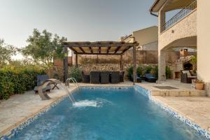 New villa with swimming pool, olive grove and sea view by Traveler tourist agency Krk ID 2201
