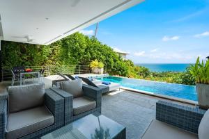 VILLA DOVE Hillside Modern Infinity Sea View Pool