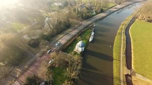 Historical house on river Vecht