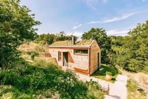 Tinyhouse Minimalus Panorama Schlafloft im Grünen - Berg