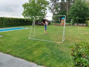 vakantiewoning met permanent verwarmd zwembad en sauna