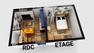 Maisons de vacances L'Abri Du Port by MRODBNB - Maison Neuve - 25m Plage & Resto - Cine - Cheminee - Popcorn : photos des chambres