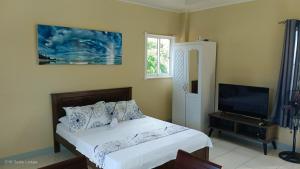 Cliff Syde Lodge 2Br whole top floor, balcony and seaviews