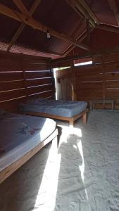 Isla Diablo San blas cabaña en la orilla del mar