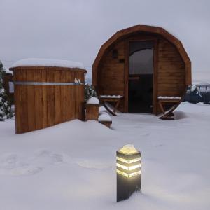 Domki całoroczne DŁUGOSZÓWKA pod Rzeszowem, Jacuzzi-Sauna-Basen-Alpaki