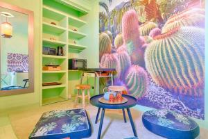 Appartements luxury Magic Cactus Garden, Paris 0rly avec jacuzzi : photos des chambres