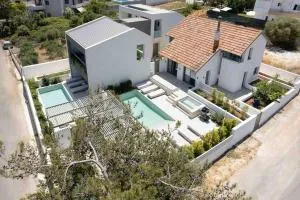 2 sea view Villas as 1 by Chania Living Stories - Agios Onoufrios