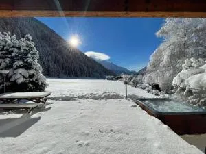 Chalet Melusine - Big Chalet w Spa Pool, Sauna, Huge Terrace, Views & Privacy! - 阿让蒂耶尔