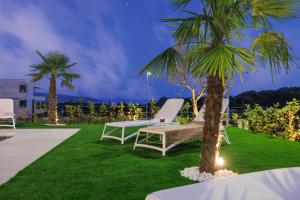 Deluxe villa with heated pool, whirpool, sea view near beautiful beach III - by Traveler tourist agency Krk ID 2402