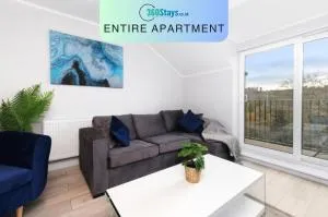 2 Bedroom Penthouse with parking High Wycombe By 360Stays - Sands