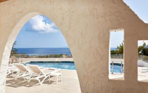 Villa Elena Agia Pelagia - with private heated swimming pool and great sea view