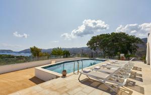 Villa Elena Agia Pelagia - with private heated swimming pool and great sea view