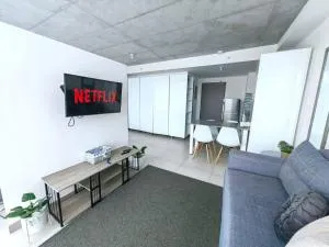 0404 iFreses estudio con Aire Acondicionado y Parqueo - El Prado