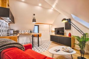 Appartements Nid douillet a 30 metres de la grande plage de Houlgate - RESIDENCE LA VAGUE - : photos des chambres