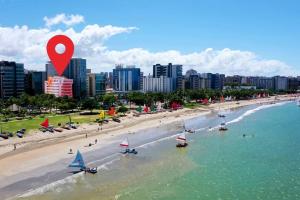 Studio 203 | Beira mar Pajuçara com vista | 250 mb