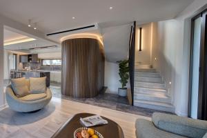 Beachfront Linum Escape Retreat with a Heated Pool