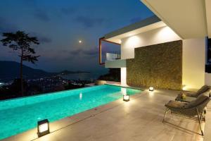 VILLA Jasmine Ariya 4-bedroom sea view villaprivate infinity poolLamai Beach
