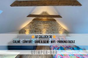 Appartements LE CALLOCH 3G - Superbe Studio - Quartier Gare - Wifi - Netflix : photos des chambres