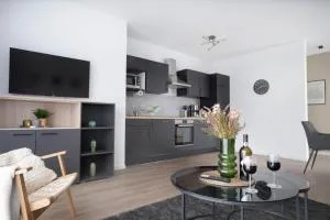 Schicke Apartments in Osnabrück I private Parkplätze I home2share - 贝尔森布吕克