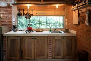 The Red Cabin at the bottom of Tepoztláns Forest