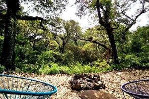 The Red Cabin at the bottom of Tepoztláns Forest