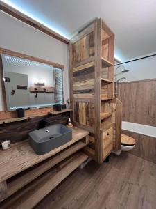 Appartements SUPERBE T2 classe 3 etoiles 45m2-WIFI gratuit-STYLE CHALET VUE PANO : photos des chambres