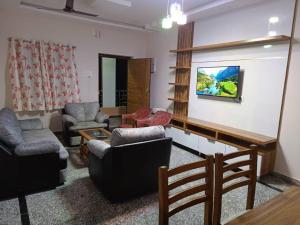 Servostay Tirupati - New Fully Furnished 2 BHK Flat #101