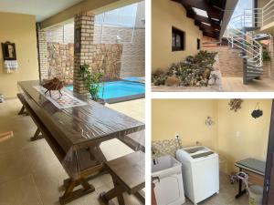 casa com piscina pertinho da praia