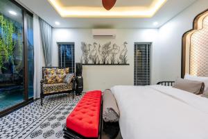 Lotus Villa Hoi An-3Brs-Pool-river view, 5 minutes to AB Beach