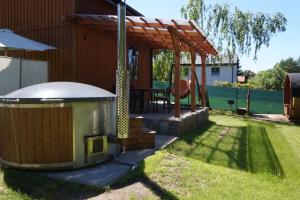 Mazury w Pigułce- domek z sauną i balią, Woszczele