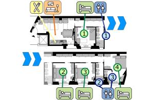 StayEasy Petrella21 - 4 Bedrooms, 3 baths - Central Station