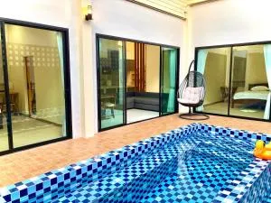 Cozy Private Pool Villa For Family - Halal - Ban Thalat Choeng Thale