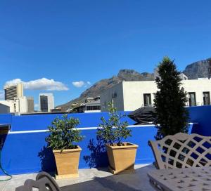 Modern city townhouse with rooftop terrace