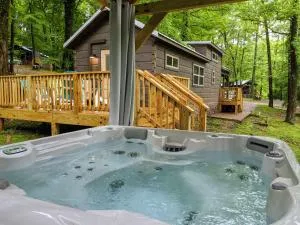 Peggers Cabin Luxury Rustic Tiny Cabin Spa - Lookout Mountain