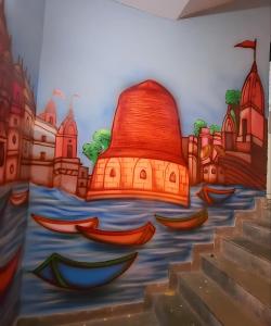 The kashi palace inn ,Varanasi ! fully-Air-Conditioned hotel at prime location with Parking availability, near Kashi Vishwanath Temple, and Ganga ghat