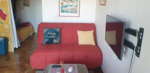 Barcarès coeur de station joli studio vue mer 4 couchages possibles