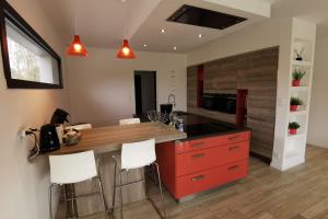 Maisons de vacances Gite plain pied dans l-aber : photos des chambres