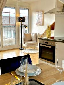 Zentrale Wohnung mit Dachterasse