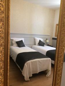 Hotels Hotel Restaurant Edmond's : Chambre Lits Jumeaux Orientation Sud