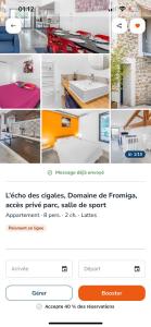 Appartements Le Domaine de Fromiga : photos des chambres