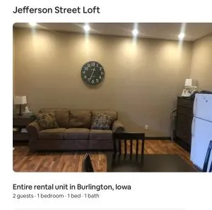 Jefferson street Loft 20 day minimum stay - Bettendorf