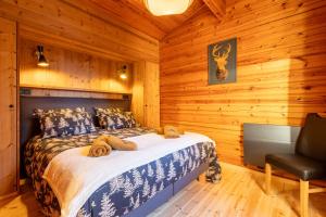 Maisons de vacances L-Ecrin des Pyrenees - Authentique chalet classe 4 etoiles avec jacuzzi : photos des chambres