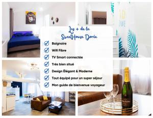 Appartements La Sweet House Doree Centre Ville Wifi Tout confort : photos des chambres
