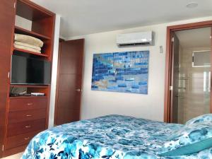Apto 402 Cartagena frente al mar- edificio Palmetto, piso 4