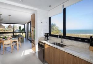 IT64 Lindo Apartamento 34, Pé na Areia, Vista Mar - Quinta das Lagoas Praia