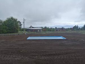 Casa nueva en country pucon con piscina y quincho compartido con casa gemela