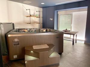 Maisons de vacances Loft industriel avec Spa, Sauna et Hammam en Touraine – Jardin clos et equipements haut de gamme - FR-1-381-559 : photos des chambres